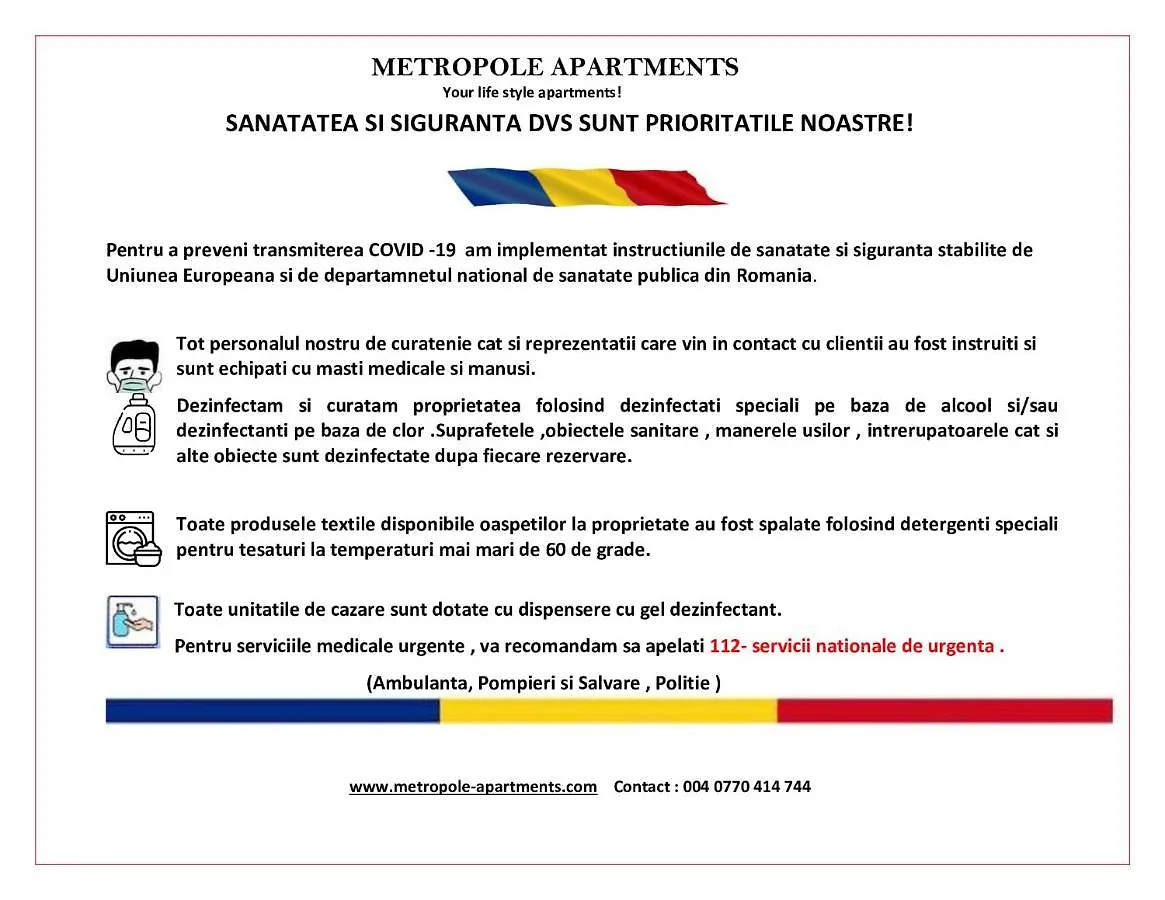 Metropole Apartments Invilla Old City 부쿠레슈티 루마니아